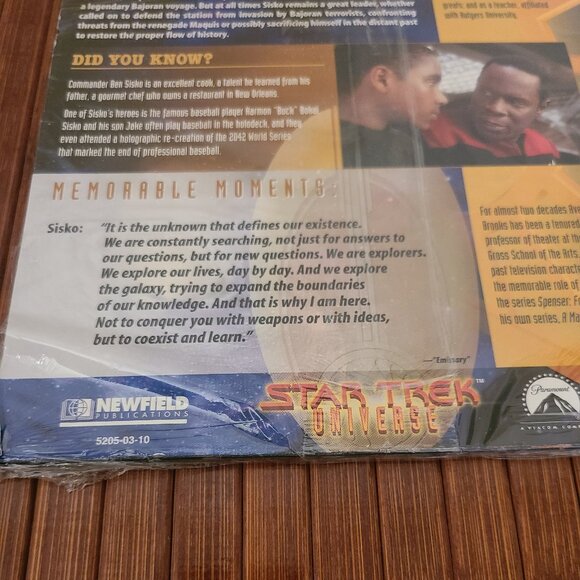 STAR TREK UNIVERSE 1997- SET OF INSERTS - NEWFIELD PUBLICATIONS - SEALED… - Picture 5 of 5